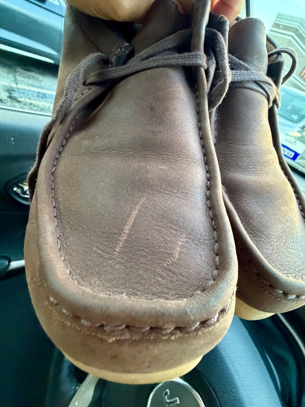 Clarks Men's Chukka Boots in Dark Brown Suede - Picture 5 of 10